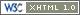 Document XHTML 1.0 d&eacute;clar&eacute; valide par le W3c