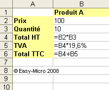 TVA Excel