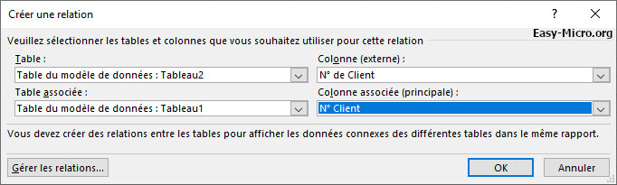 Excel Tableau croisé dynamique