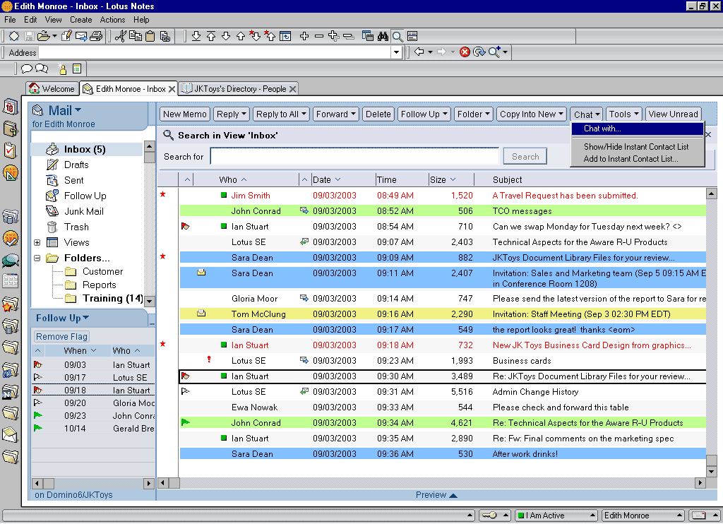 Lotus Notes 6.5 (2003)