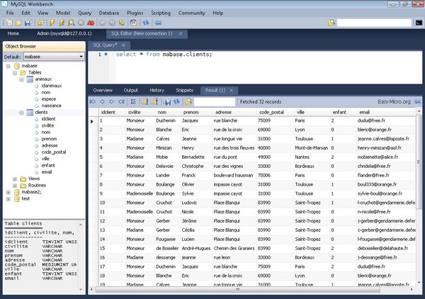 MySQL SQL Editor