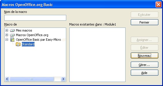 OpenOffice Basic